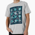 Folksy Wildflowers Blue by WalkSimplyArt