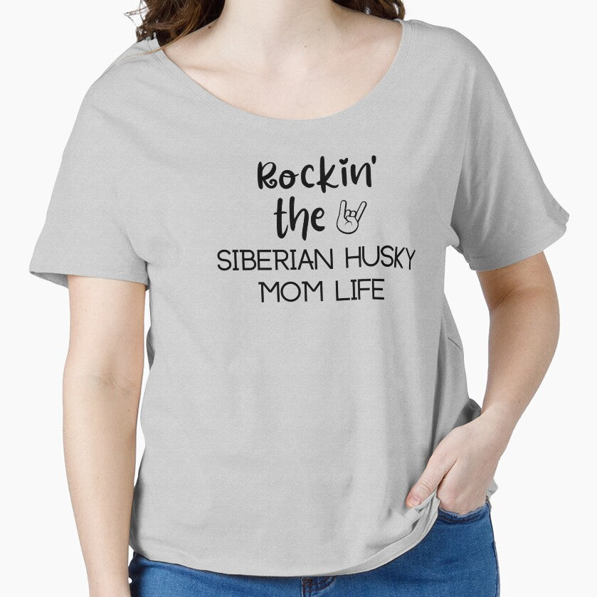 Rockin' The Siberian Husky Mom Life by Mom of Huskies