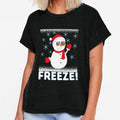 Freeze Snowman Shirt Funny Snowman Gift Freeze by lou731