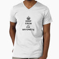 Keep Calm & Fix Bayonets - By Wartime T-Shirts by WartimeTShirts