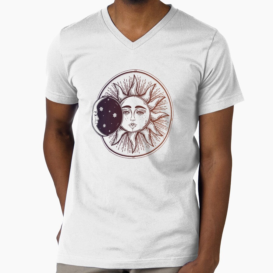 Vintage Solar Eclipse: Sun, Moon and Stars by Magnetic Pajama