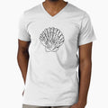 Vintage Style Scallop Shell Coastal by Jason Gunti