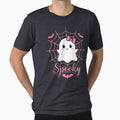 Cute Pink Bow Ghost Spooky Halloween | Kawaii Ghost by fawzimorsy