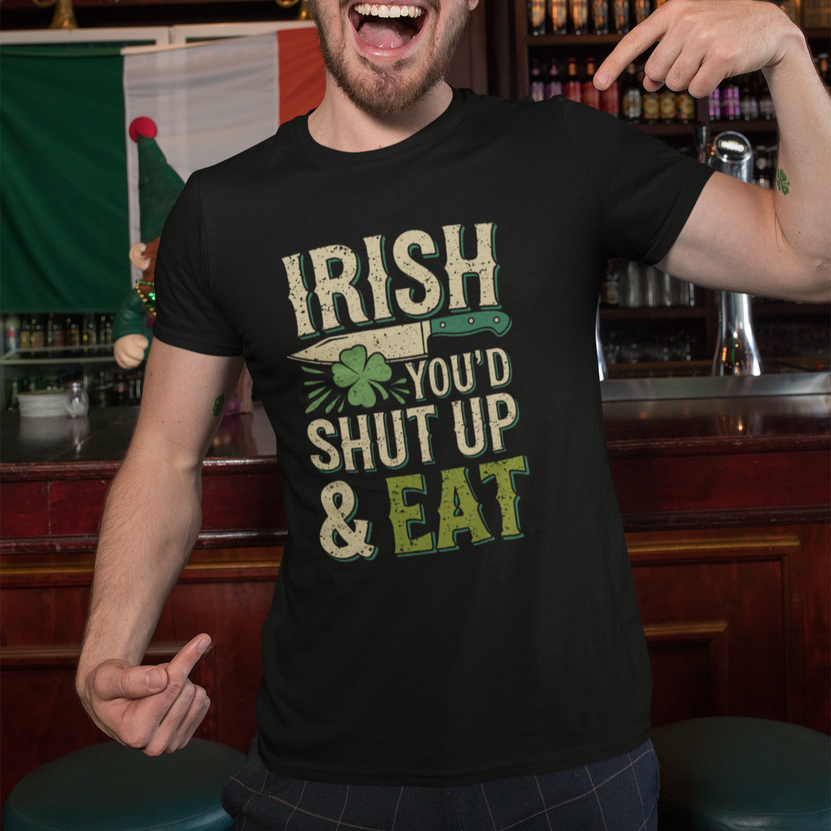 Irish You'd Shut Up Unisex Tee