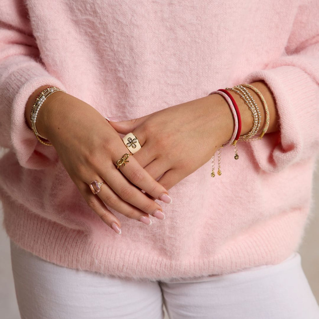 Red Minimalist Waterproof Cord Bracelet