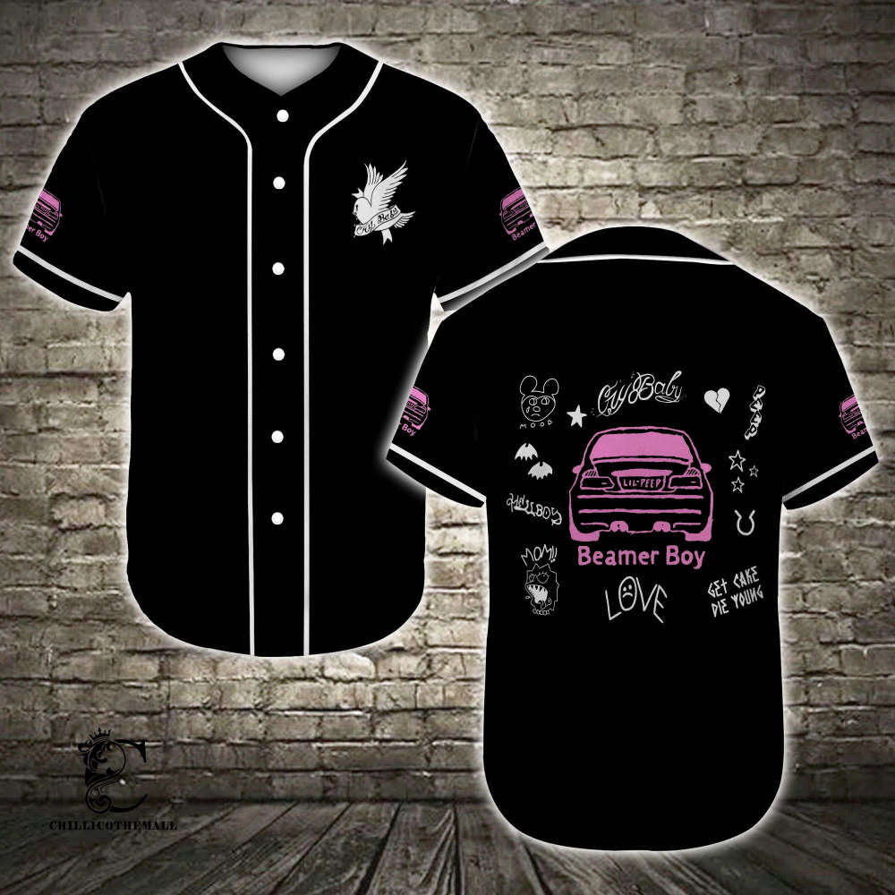 Stylish Love Peep Beamer Boy Song Baseball Jersey - Unisex Music Merch - Aopprinter