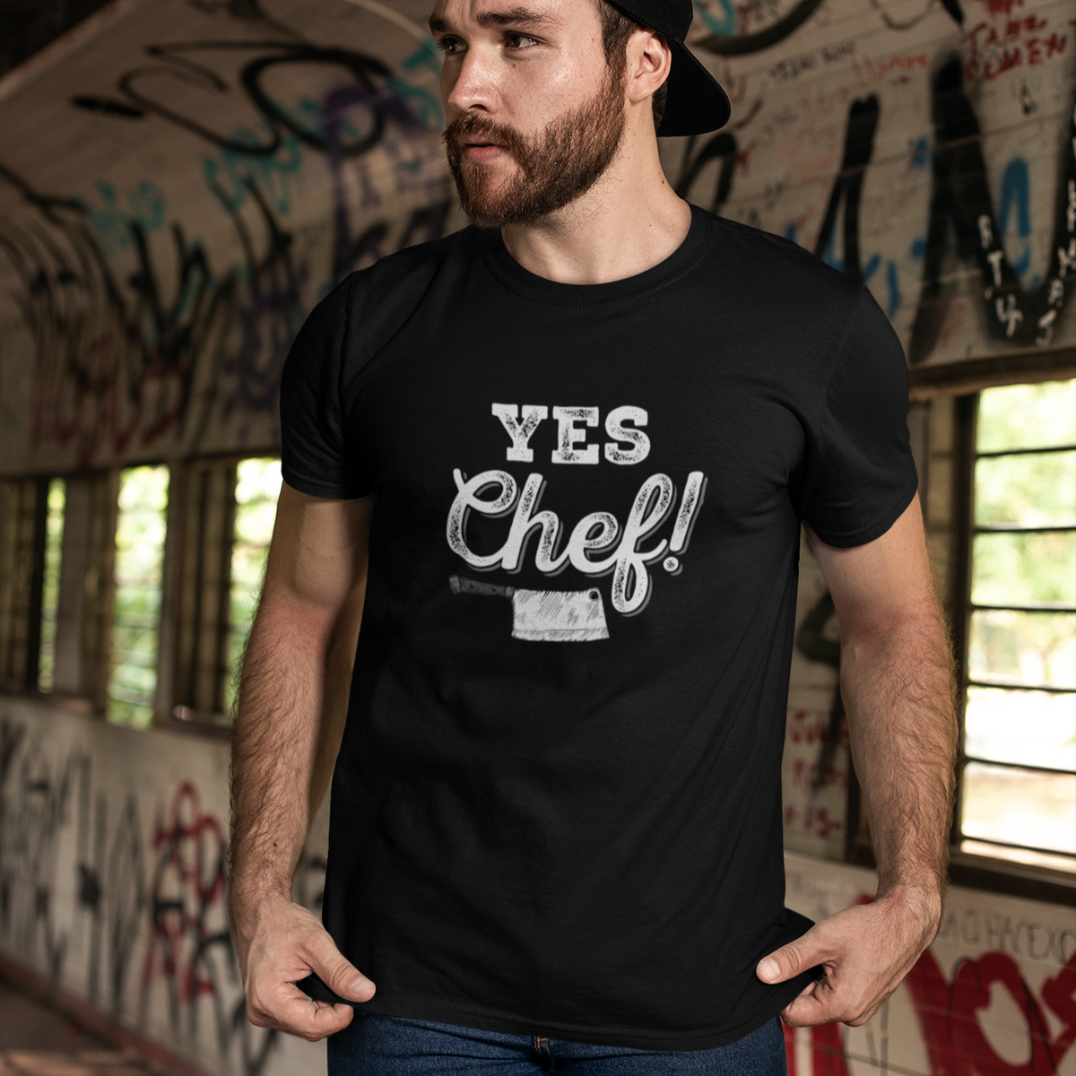 Yes Chef Cleaver Tee