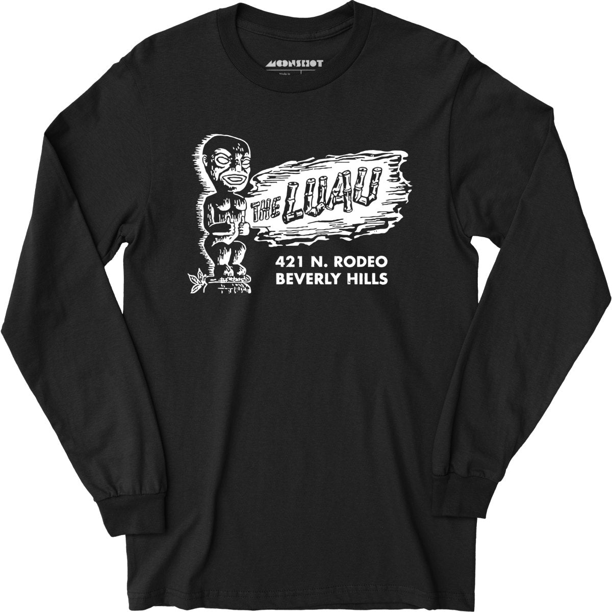 The Luau - Beverly Hills, CA - Vintage Tiki Bar - Long Sleeve