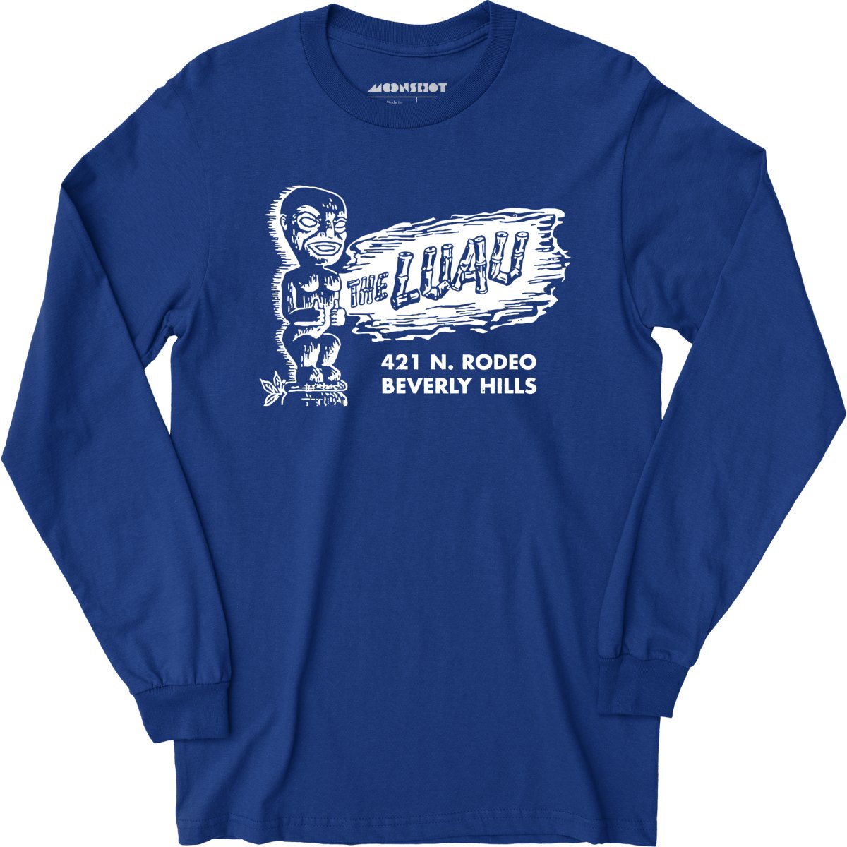 The Luau - Beverly Hills, CA - Vintage Tiki Bar - Long Sleeve