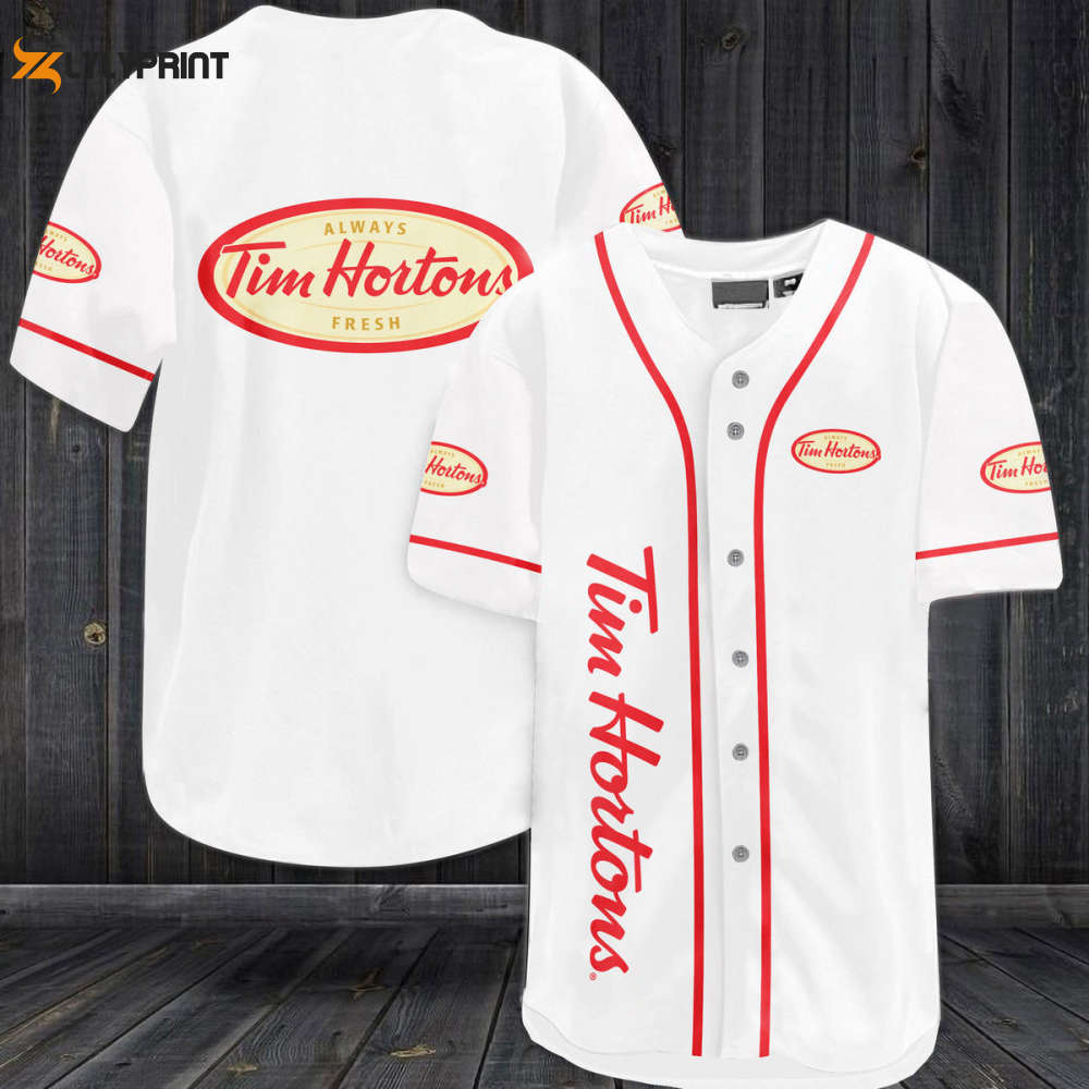 Tim Hortons Always Fresh Baseball Jersey - lylyprint.com