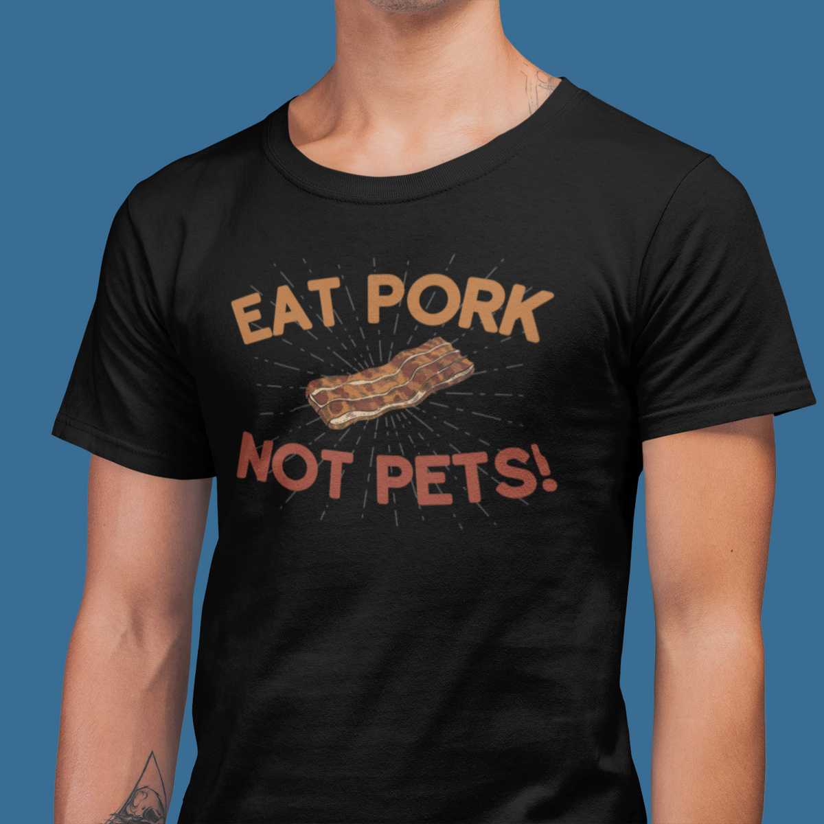Eat Pork Not Pets Unisex Tee