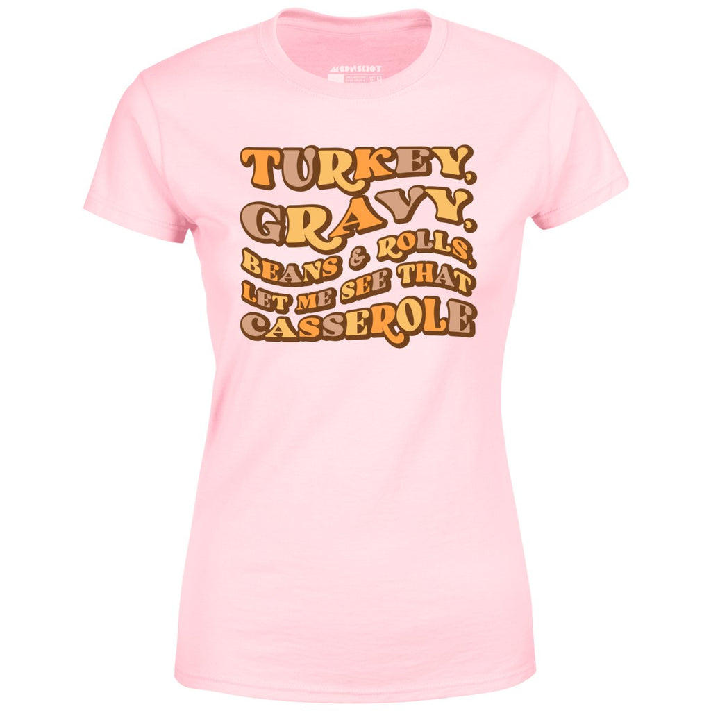 Turkey, Gravy, Beans & Rolls - Women's