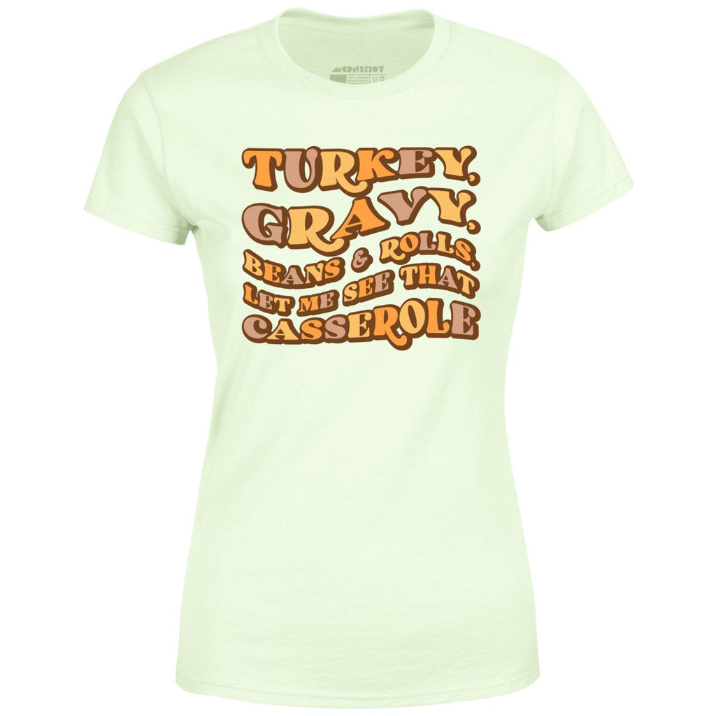 Turkey, Gravy, Beans & Rolls - Women's
