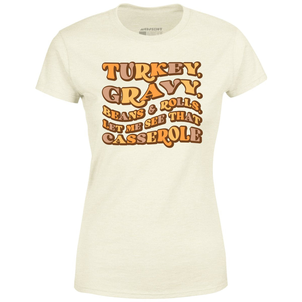 Turkey, Gravy, Beans & Rolls - Women's