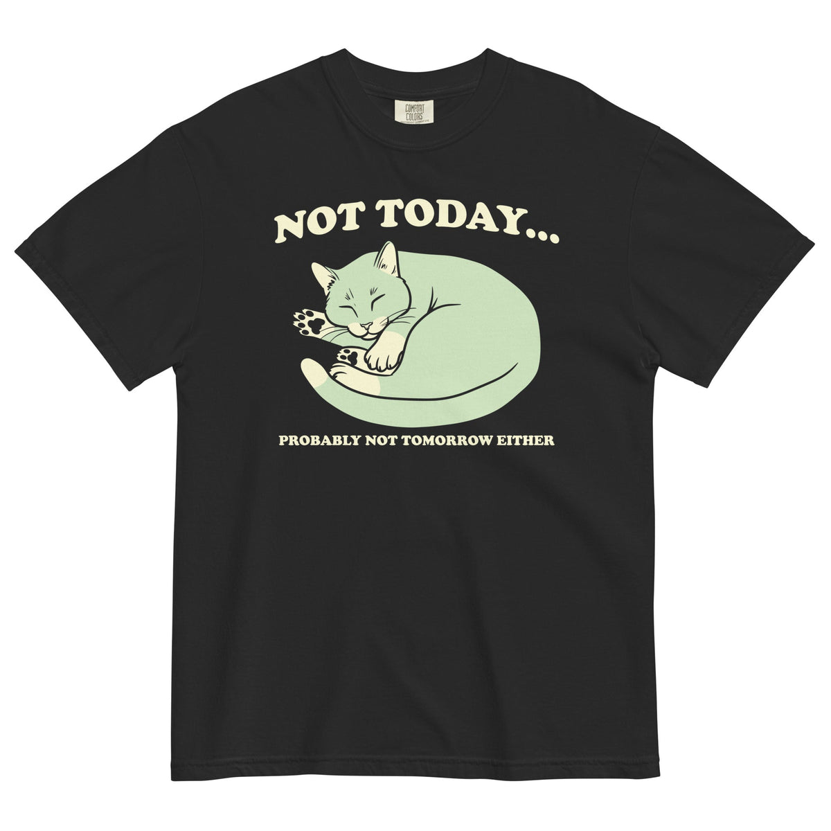 Not Today Probably Not Tomorrow Either Men's Relaxed Fit Tee