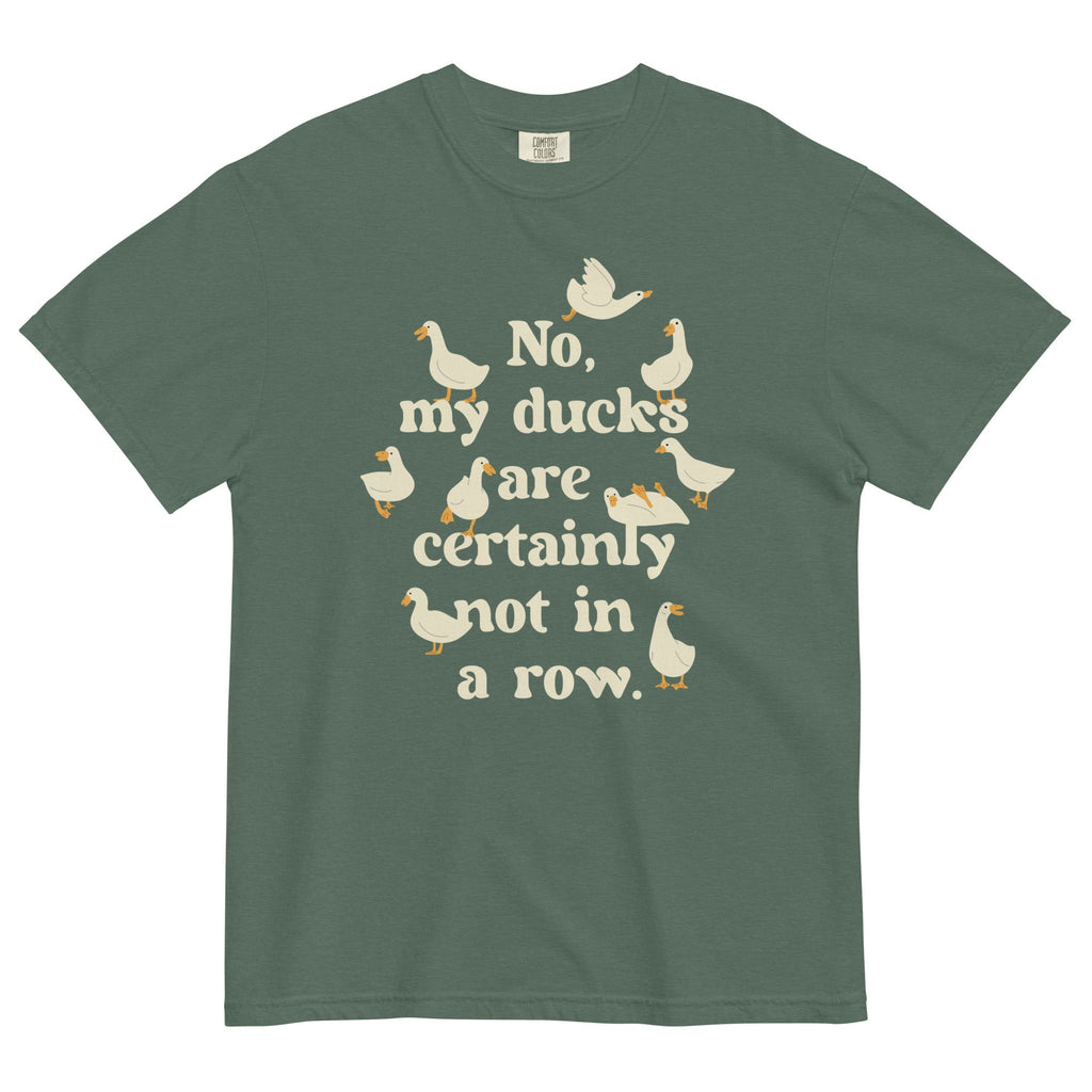 No, My Ducks Are Certainly Not In A Row Men's Relaxed Fit Tee
