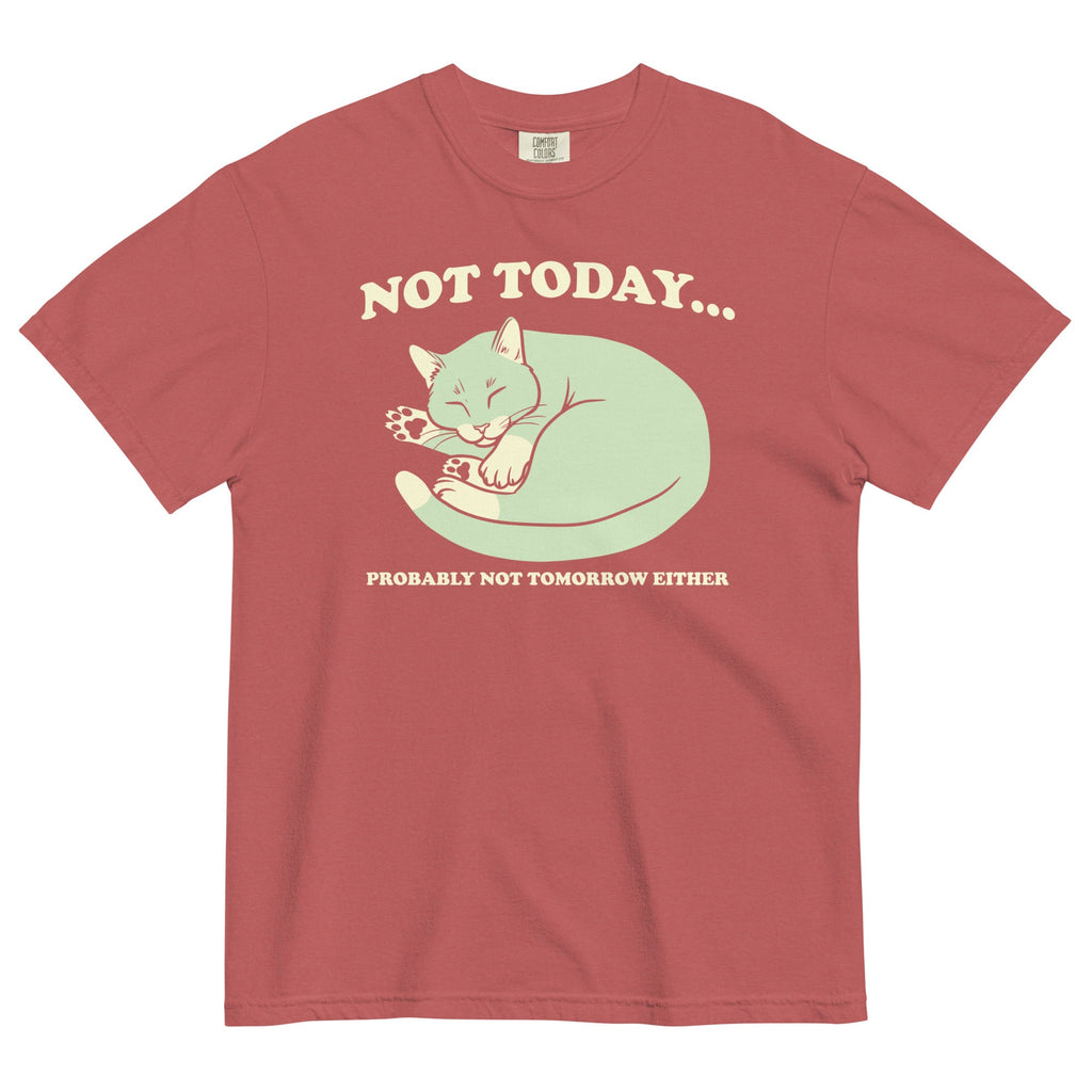 Not Today Probably Not Tomorrow Either Men's Relaxed Fit Tee