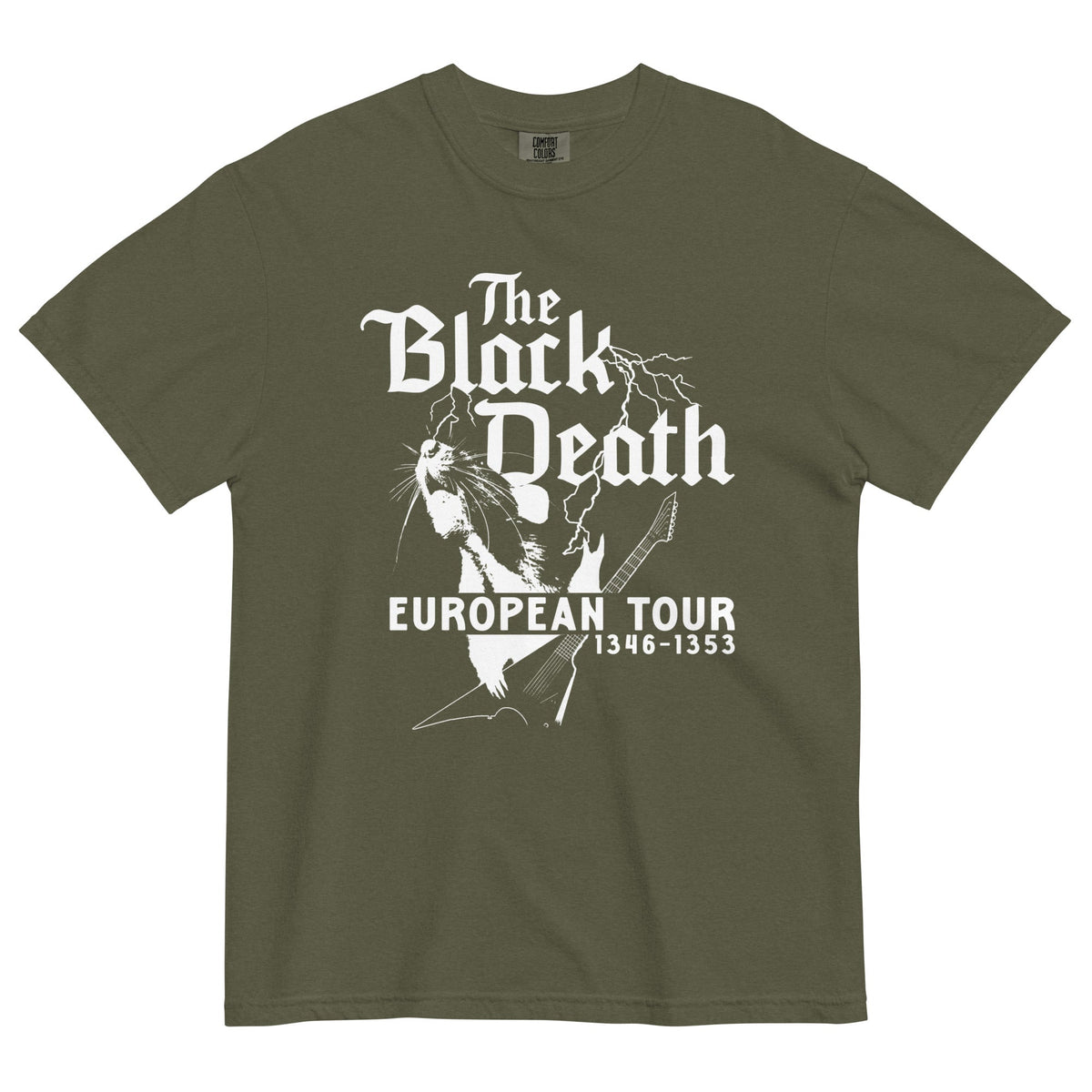 The Black Death European Tour Men's Relaxed Fit Tee