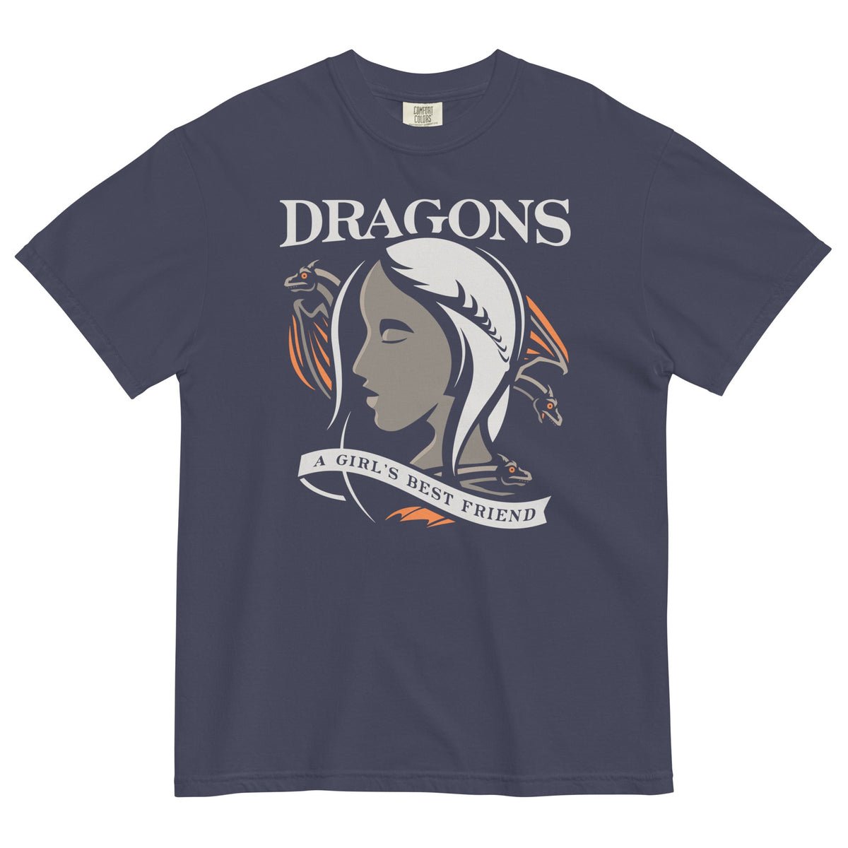 Dragons Are A Girl's Best Friend Men's Relaxed Fit Tee