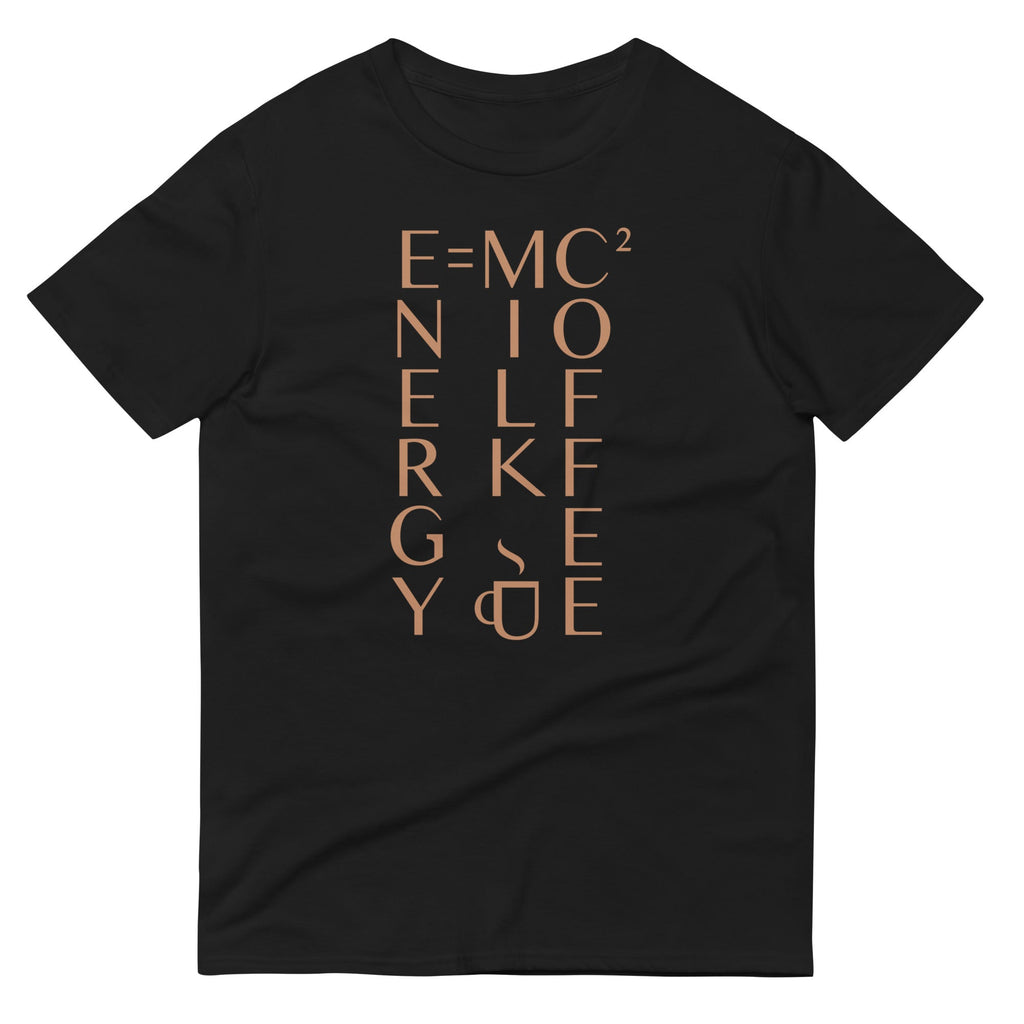 Energy Equals Milk Times Coffee Squared Men's Signature Tee