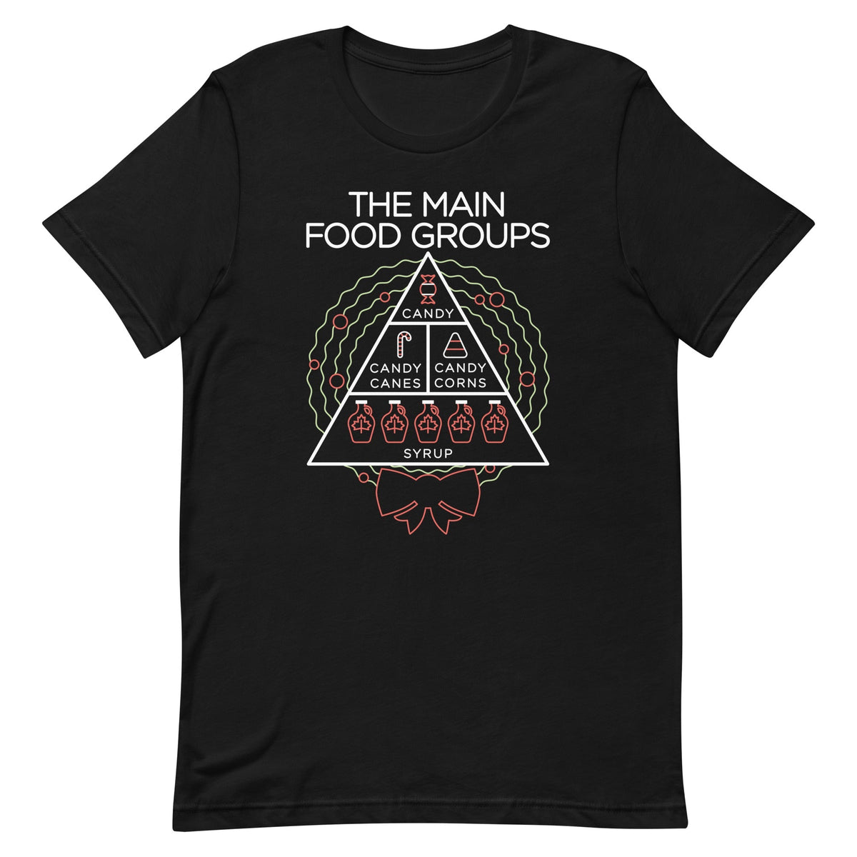 The Main Food Groups Men's Signature Tee