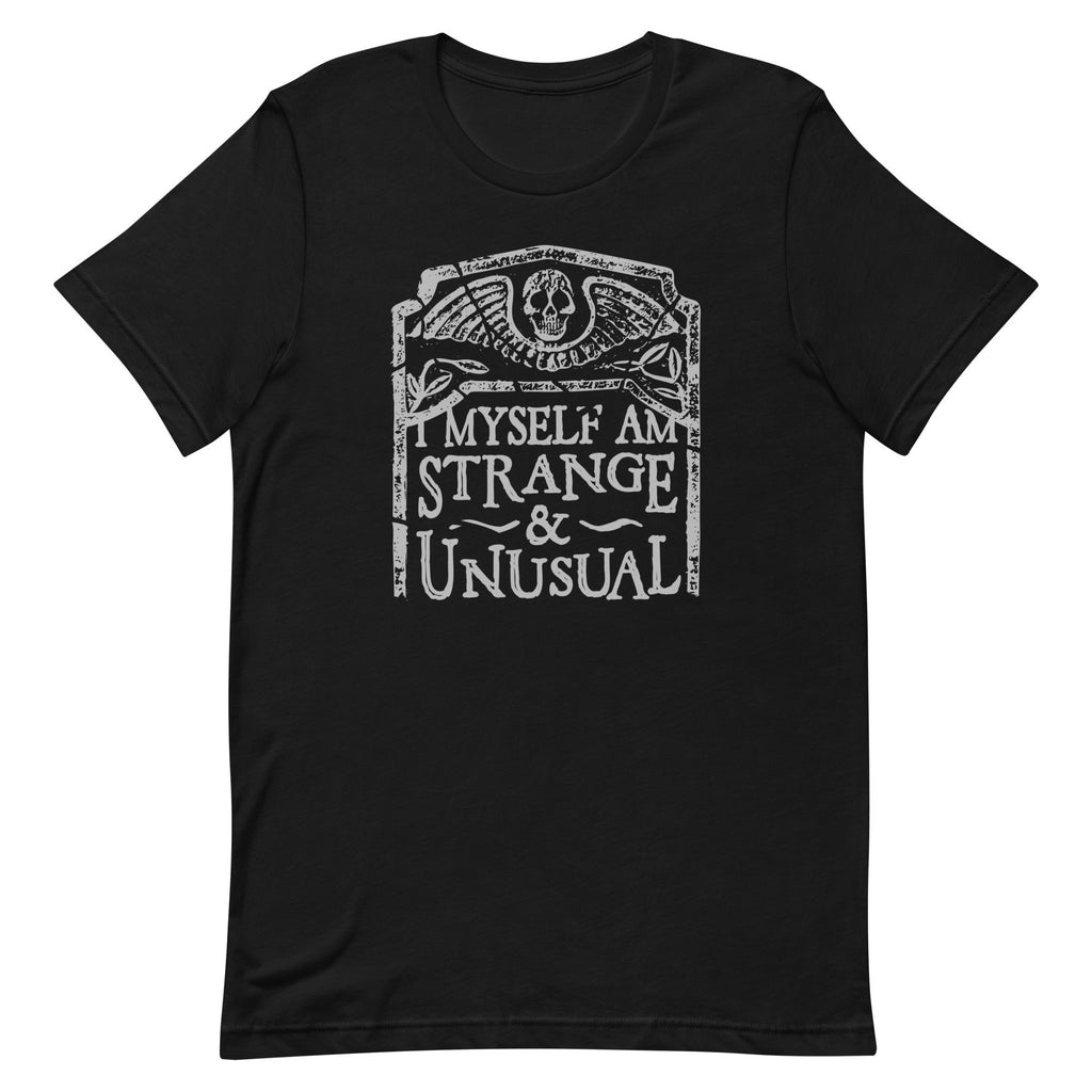 I Myself Am Strange And Unusual Men's Signature Tee