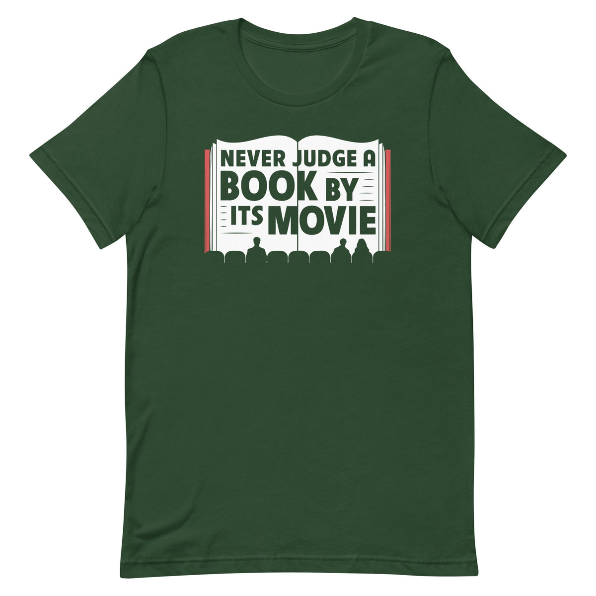 Never Judge A Book By Its Movie Men's Signature Tee