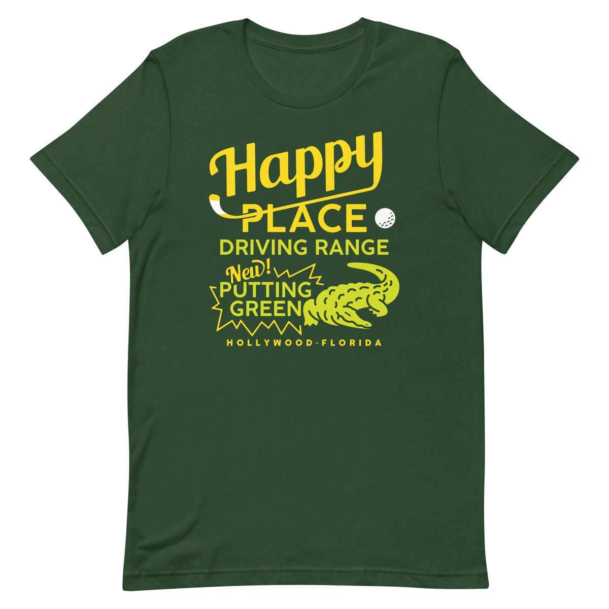 Happy Place Driving Range Men's Signature Tee