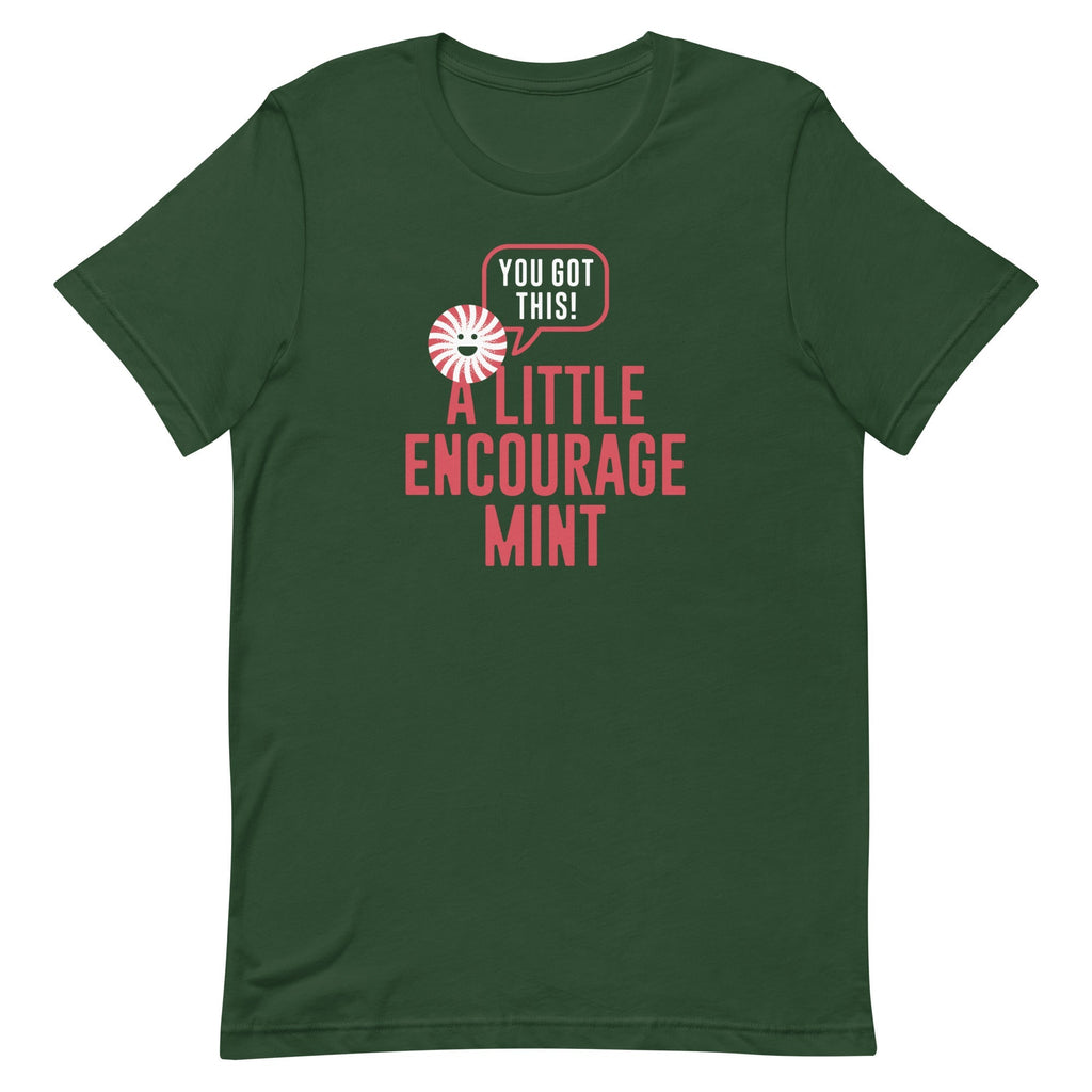 A Little Encourage Mint Men's Signature Tee