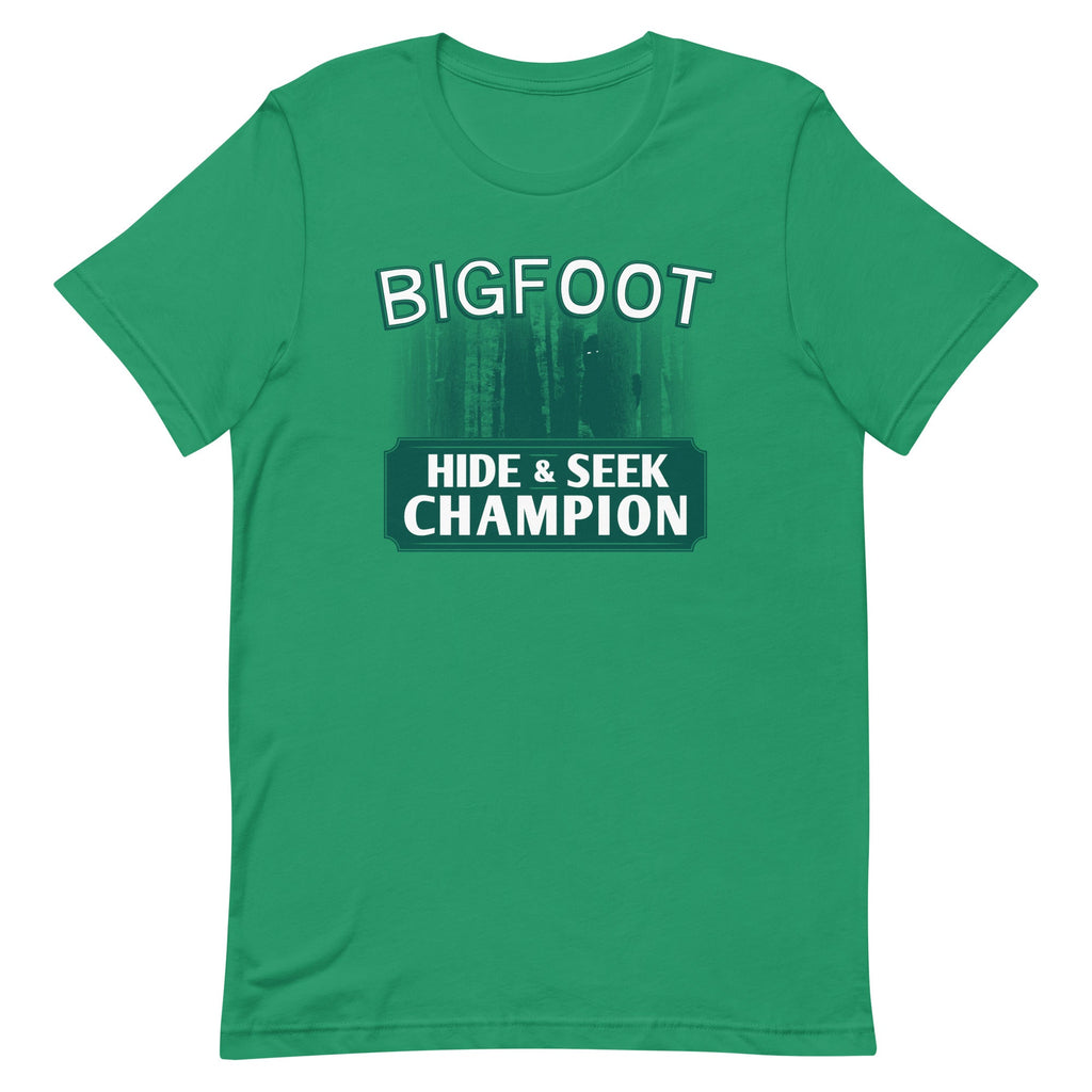 Bigfoot Hide And Seek Champion Men's Signature Tee