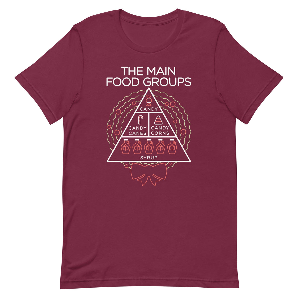 The Main Food Groups Men's Signature Tee