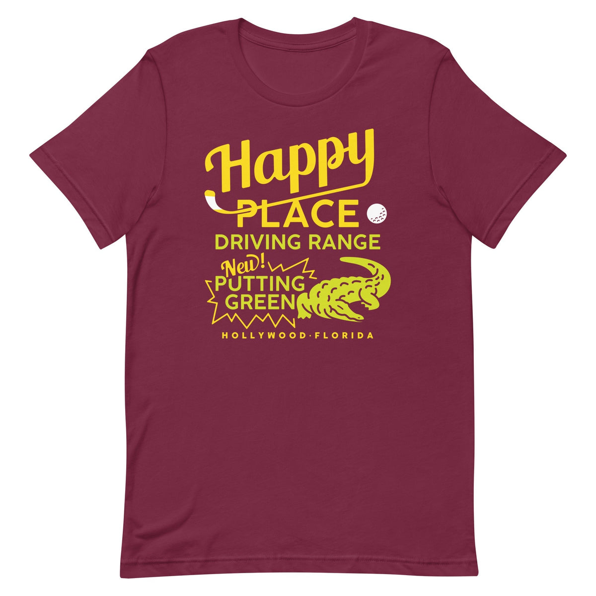 Happy Place Driving Range Men's Signature Tee