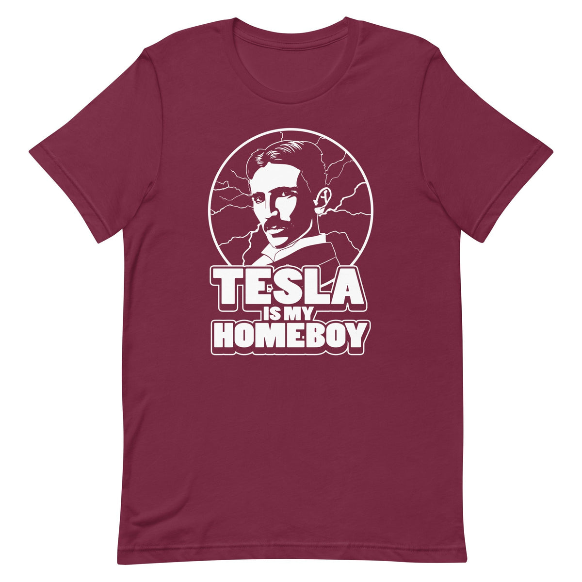 Tesla Is My Homeboy Men's Signature Tee