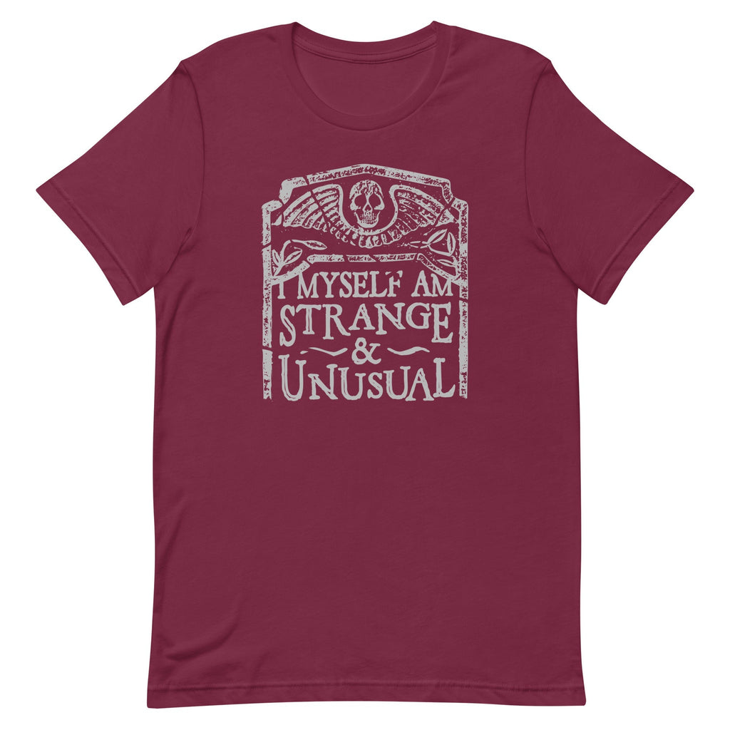 I Myself Am Strange And Unusual Men's Signature Tee