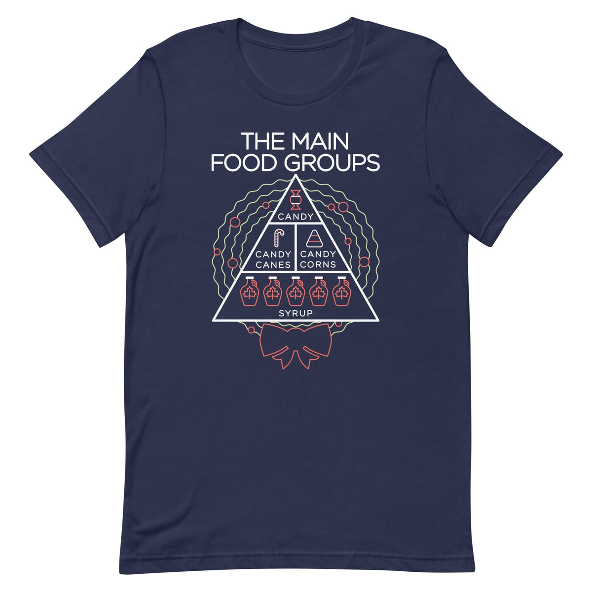 The Main Food Groups Men's Signature Tee