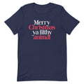 Merry Christmas Ya Filthy Animal Men's Signature Tee