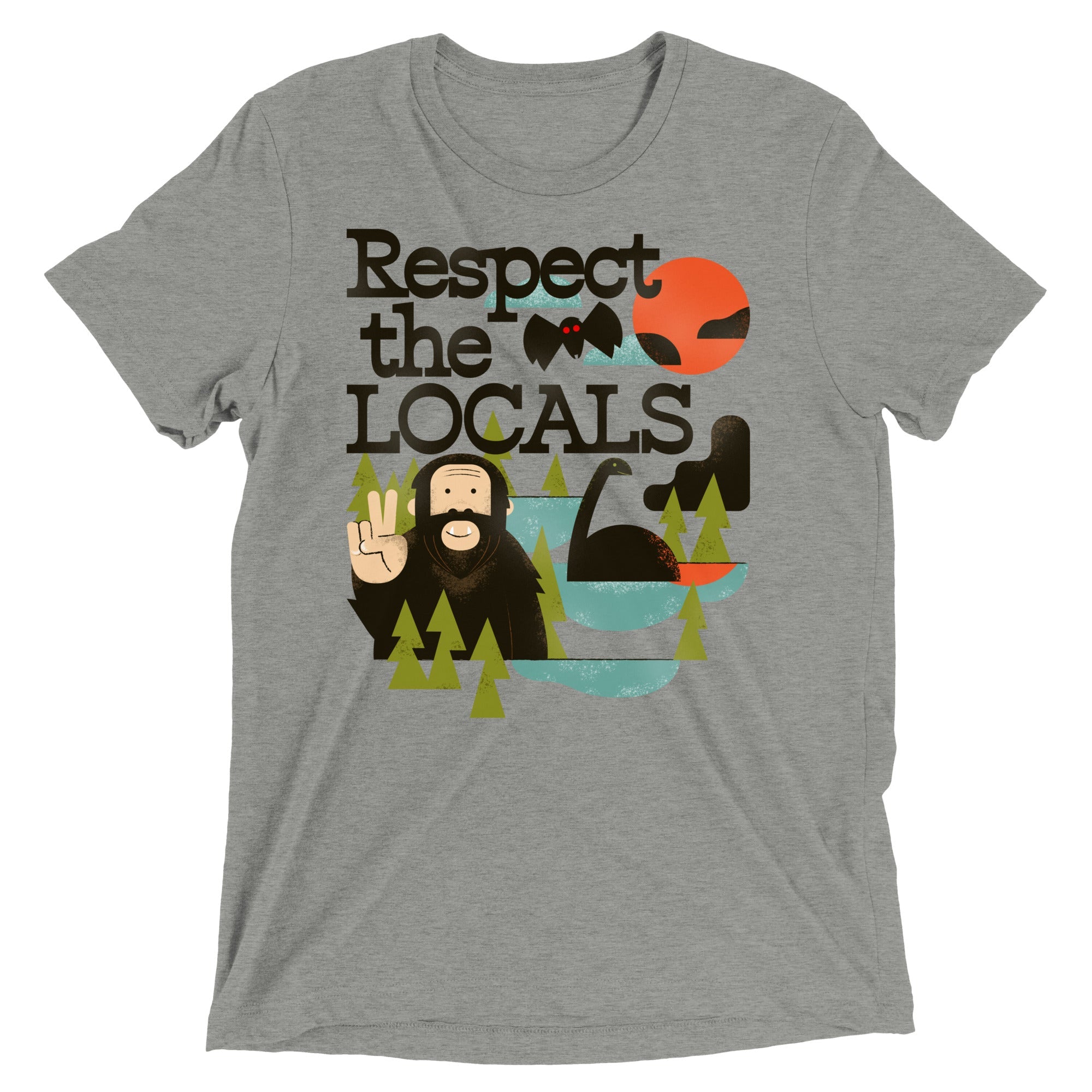 Respect The Locals Men's Tri-Blend Tee