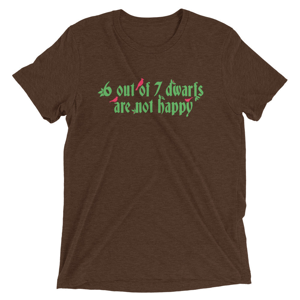 6 Out Of 7 Dwarfs Men's Tri-Blend Tee