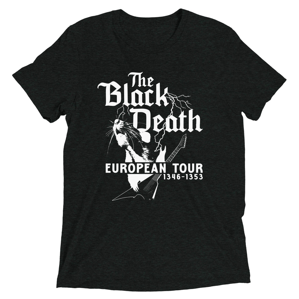 The Black Death European Tour Men's Tri-Blend Tee