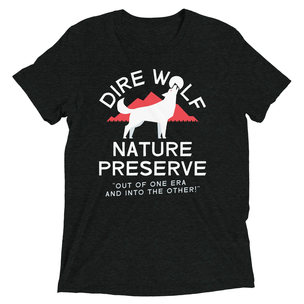 Dire Wolf Nature Preserve Men's Tri-Blend Tee