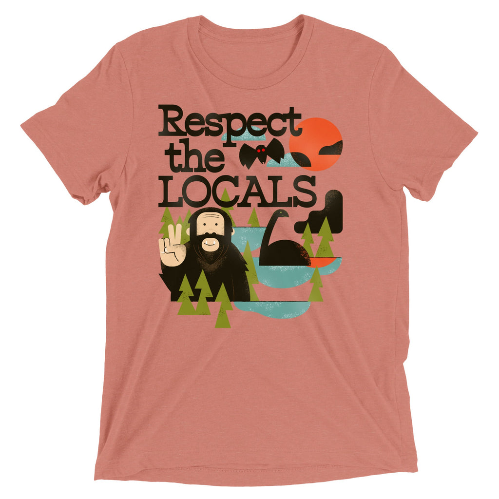 Respect The Locals Men's Tri-Blend Tee