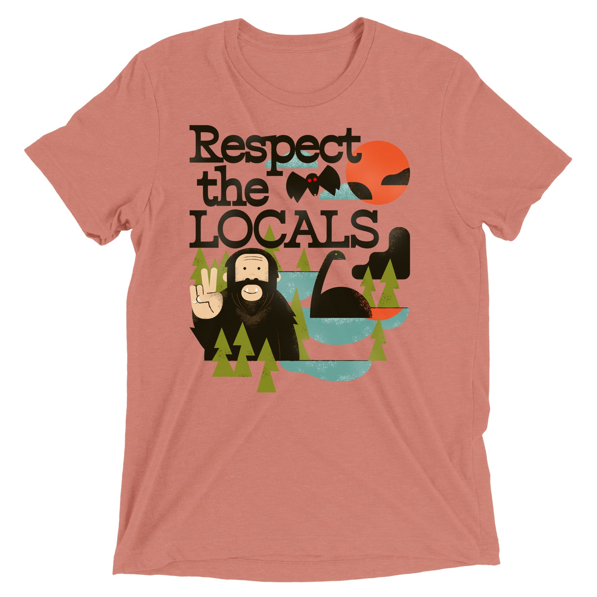 Respect The Locals Men's Tri-Blend Tee