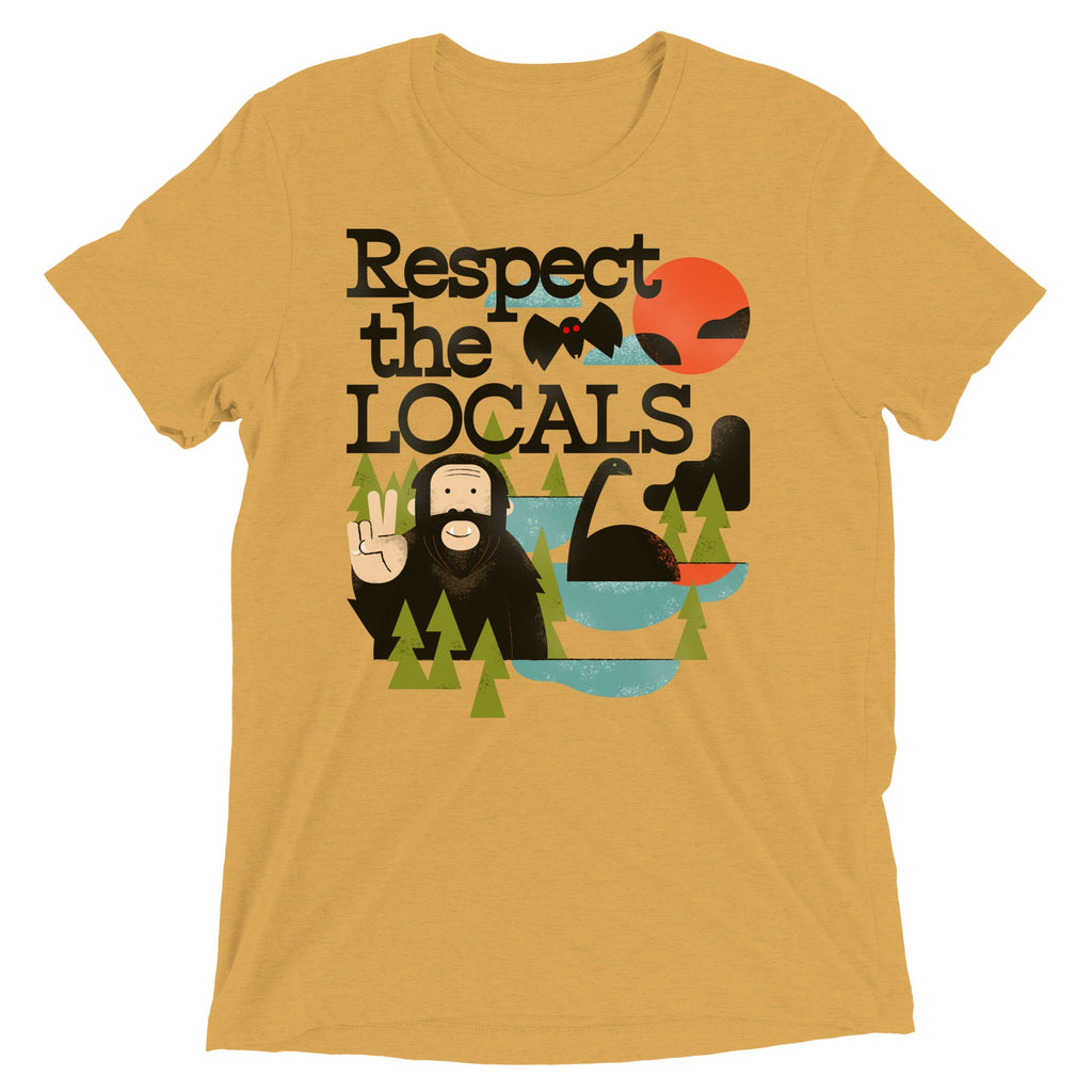 Respect The Locals Men's Tri-Blend Tee