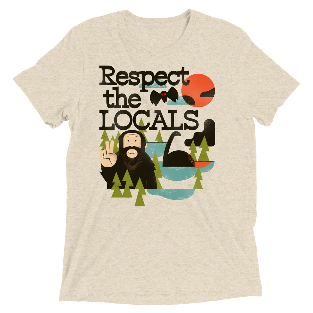 Respect The Locals Men's Tri-Blend Tee