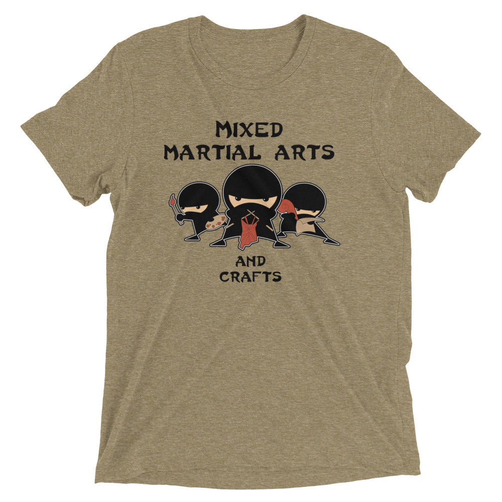Mixed Martial Arts and Crafts Men's Tri-Blend Tee