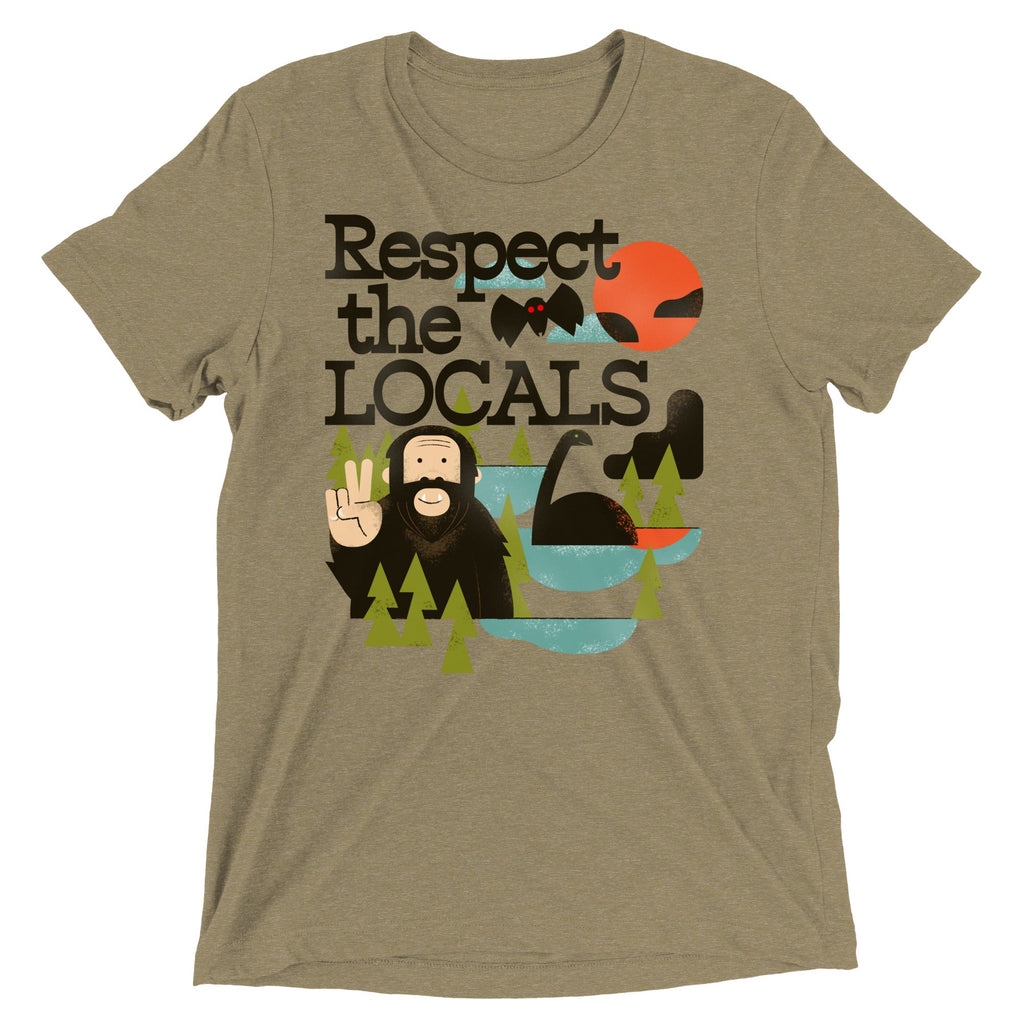 Respect The Locals Men's Tri-Blend Tee