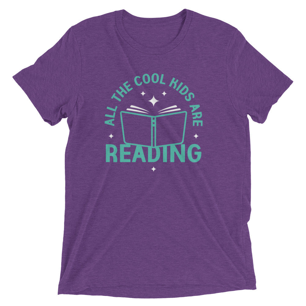 All The Cool Kids Are Reading Men's Tri-Blend Tee