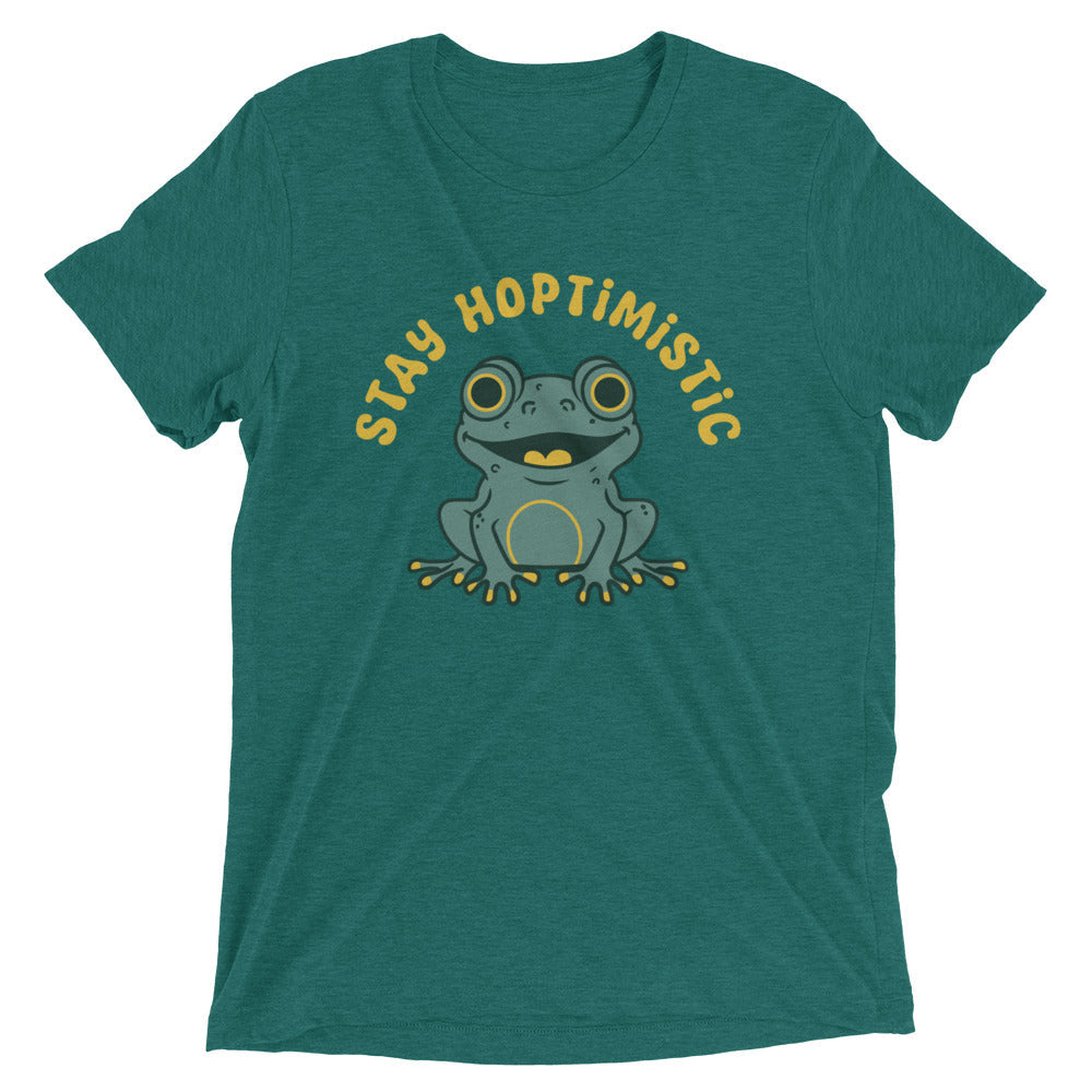 Stay Hoptimistic Men's Tri-Blend Tee