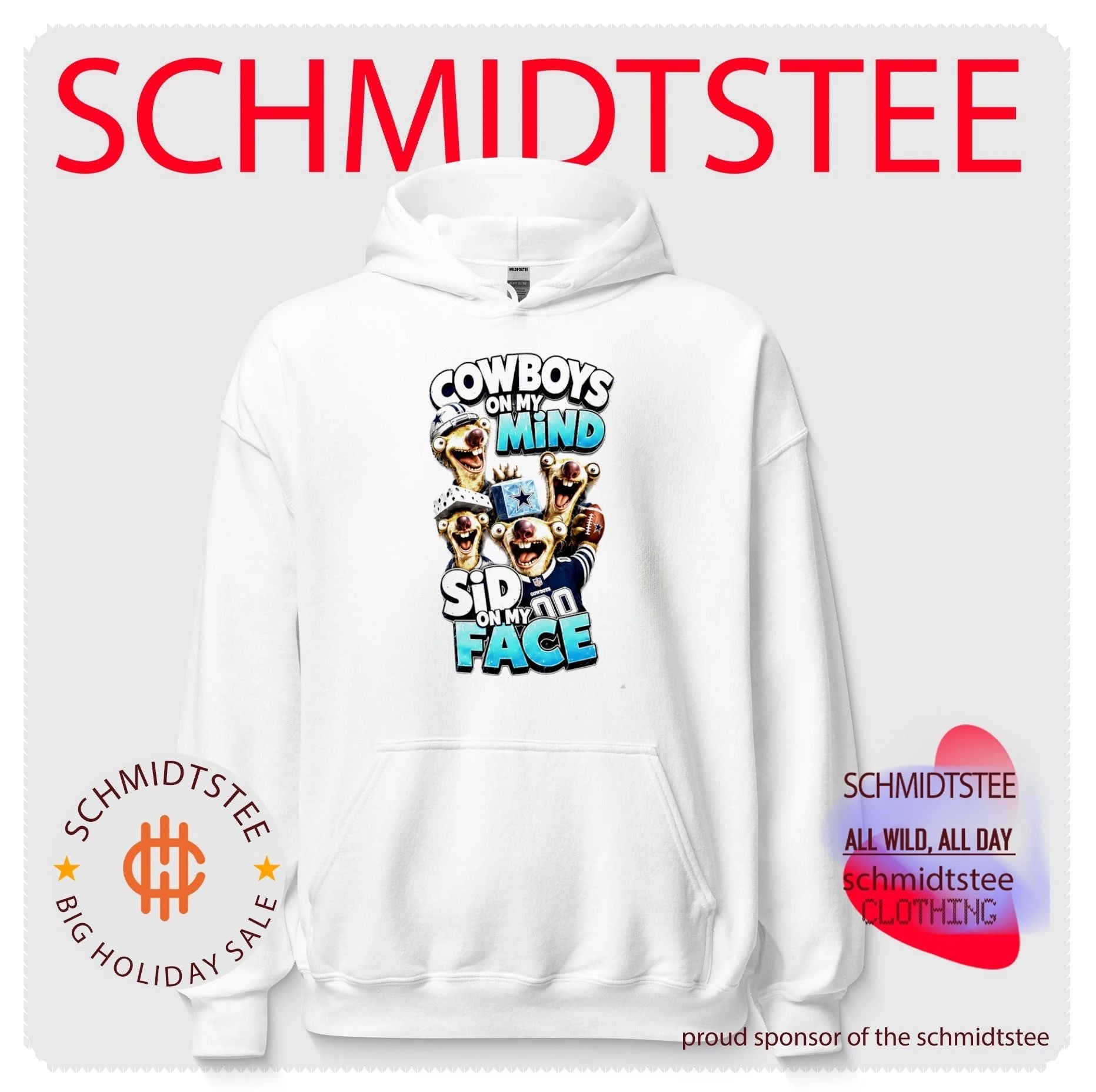 Dallas Cowboys on my Mind Sid On My Face shirt