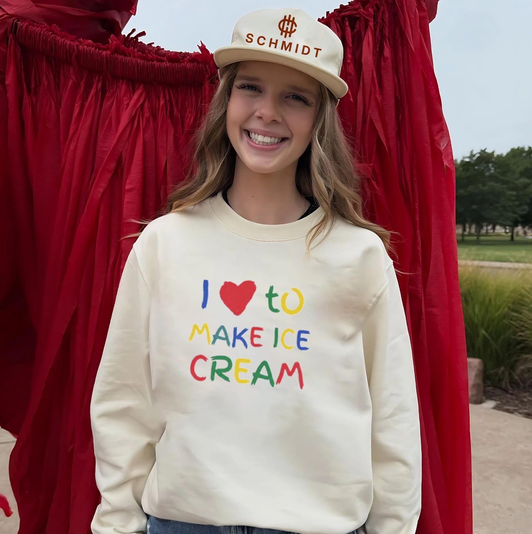 I Love to Make Ice Cream dessert baking shirt